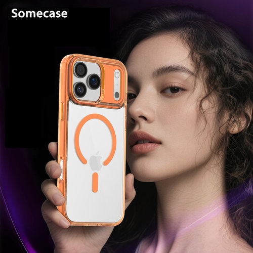 抗黄、高清透明磁吸iPhone手机壳