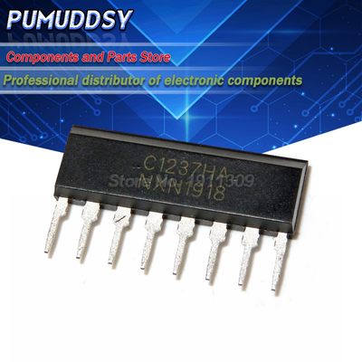 5PCS UPC1237HA UPC1237 C1237HA ZIP-8 IC UPC1237H Horn Speake