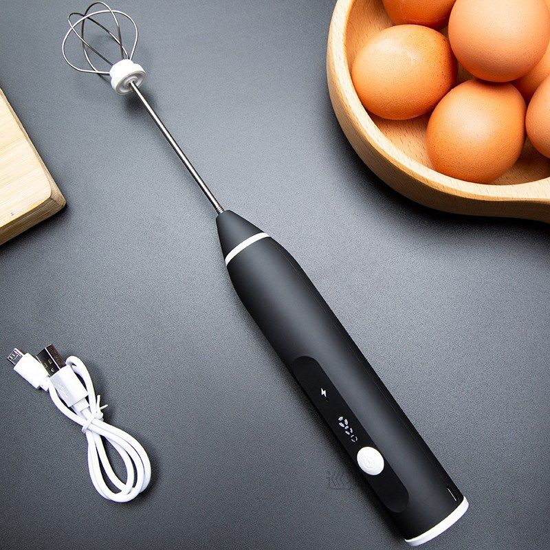 electric whisk usb recharge three speed adjustment kitchen c