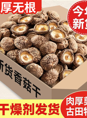 【净重无干燥剂】香菇干货古田农家肉厚无根香菇新鲜蘑菇家用