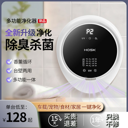 HOSK多功能臭氧果蔬空气净化器