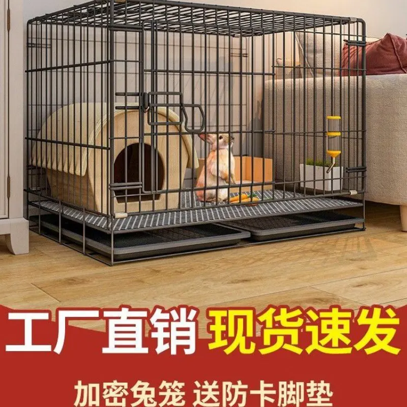 兔笼子兔子室内家用养兔专用大号豚鼠荷兰猪笼自动清粪宠物窝兔笼