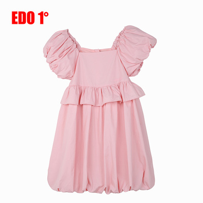EDO1一度童装甜美泡泡袖蓬蓬裙
