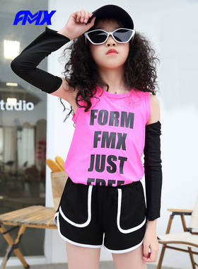 edo1一度旗下FMXoutlets儿童夏款薄款透气背心无袖圆领修身上衣