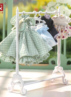 潘妮的宝盒洛可可衣架套装bjd娃衣收纳配件