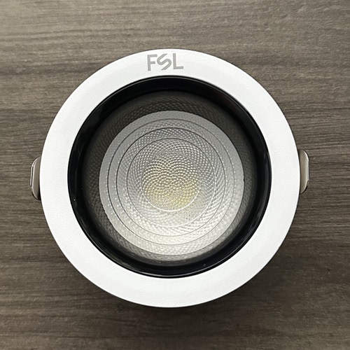 FSL佛山照明6w9wLED护眼深防眩筒灯嵌入式家用筒灯客厅孔灯无主灯