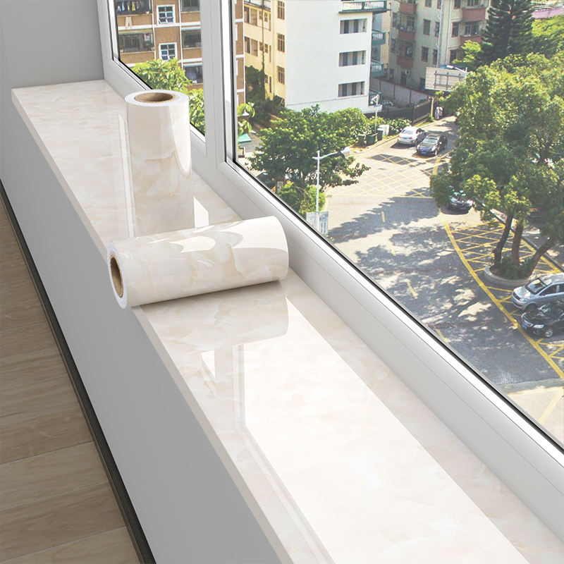 窗台贴纸防水防晒大理石