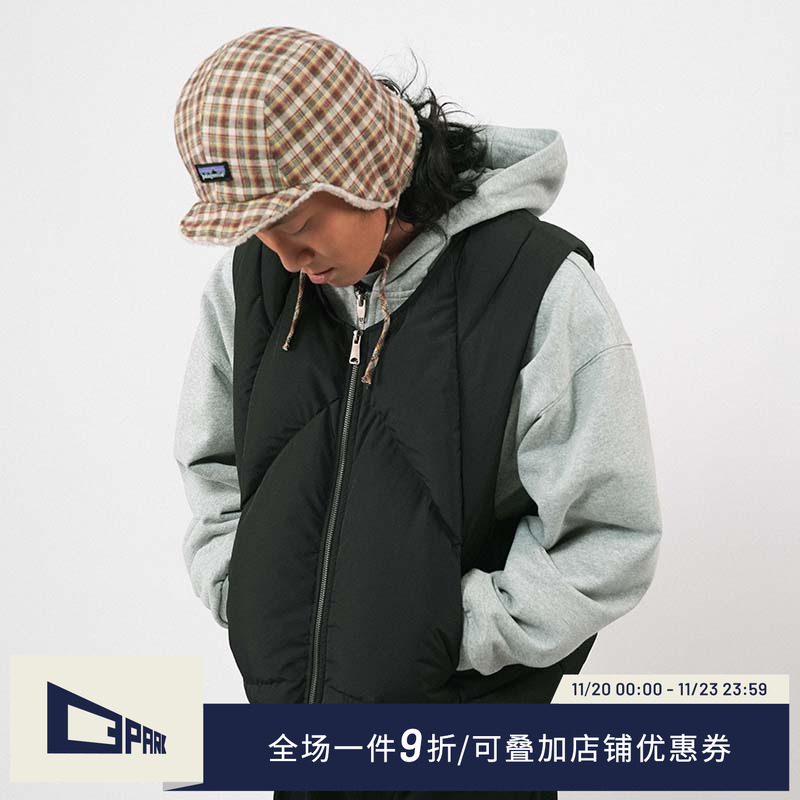 白鸭绒羽绒马甲o3park短款