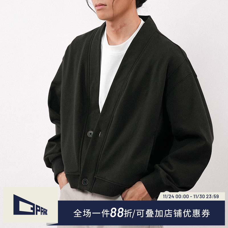 O3PARK中式复古道袍卫衣