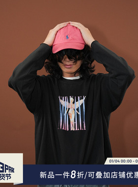 O3PARK新款复古毛边刀割袖口NIRVANA