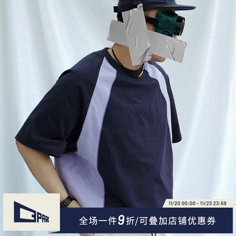 o3parkT恤撞色cleanfit短袖