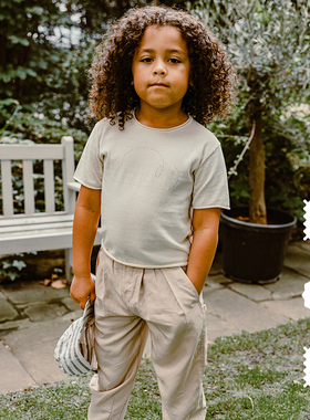 Petite Revery加拿大小云朵童装短袖T恤时尚感舒适柔软男女童儿童