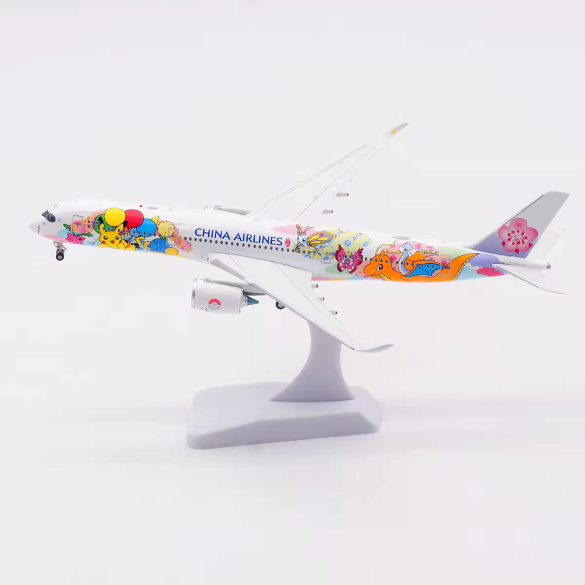 AV 1:400飞机模型 中华航空 A350-900 B-18916 起落架可拆 宝可梦