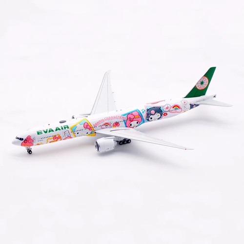 AV 1:400 合金飞机模型 长荣航空 B777-300ER B-16722 起落架可拆