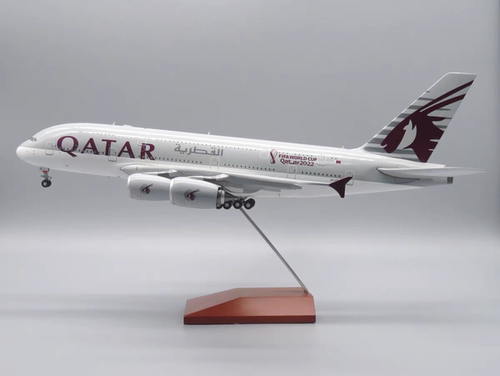 1:200APOLLO阿波罗卡塔尔航空A380 A7-APG合金22年世界杯飞机模型