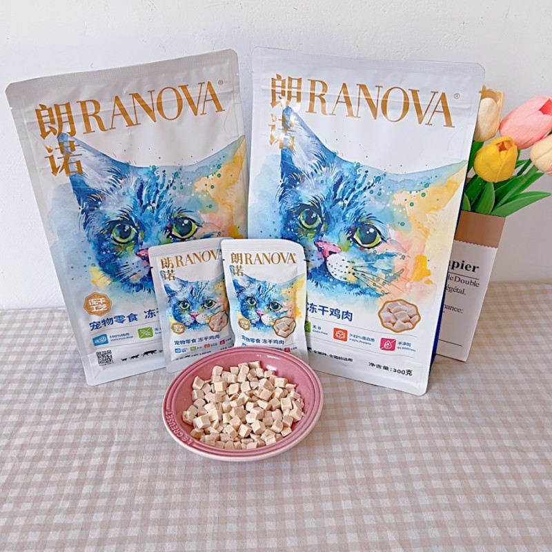 营养增肥鸡肉冻干朗诺