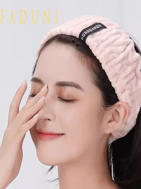 洗脸发带宽束发带女网红简约化妆头套韩可爱绑头饰敷面膜头带发箍