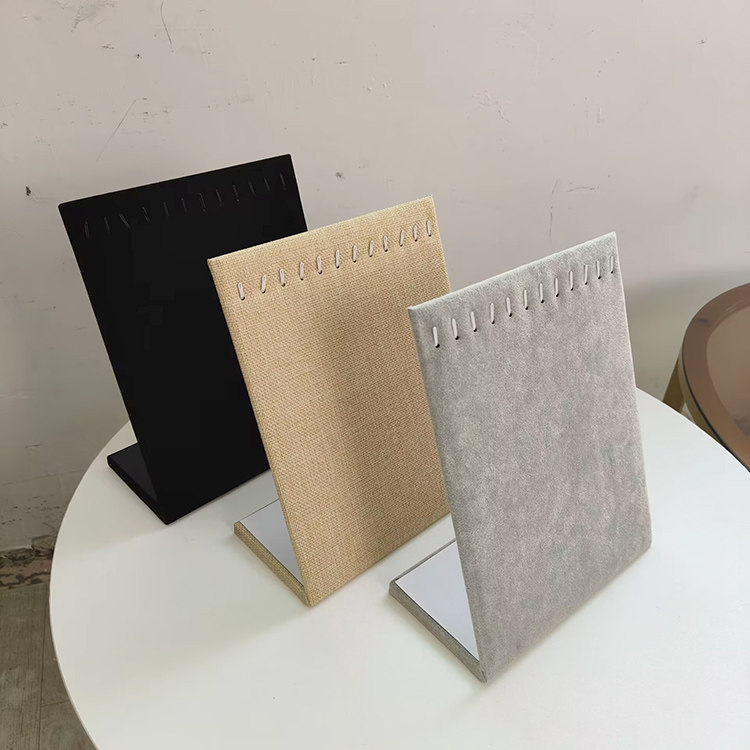 桌面项链展示挂架珍珠项链板手链直播卖货展示饰品收纳挂架柜台