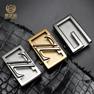 纯铜皮带扣男款高端单卖腰带扣头Z字男士高档自动扣裤带头皮带头
