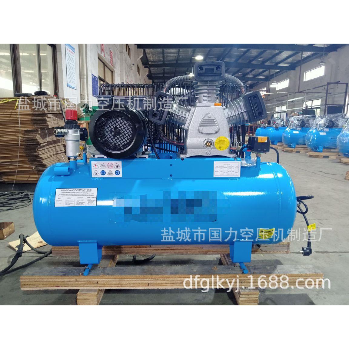 厂家直销LKM3065-2.6KW单相空气压缩机活塞机皮带机空压机100L