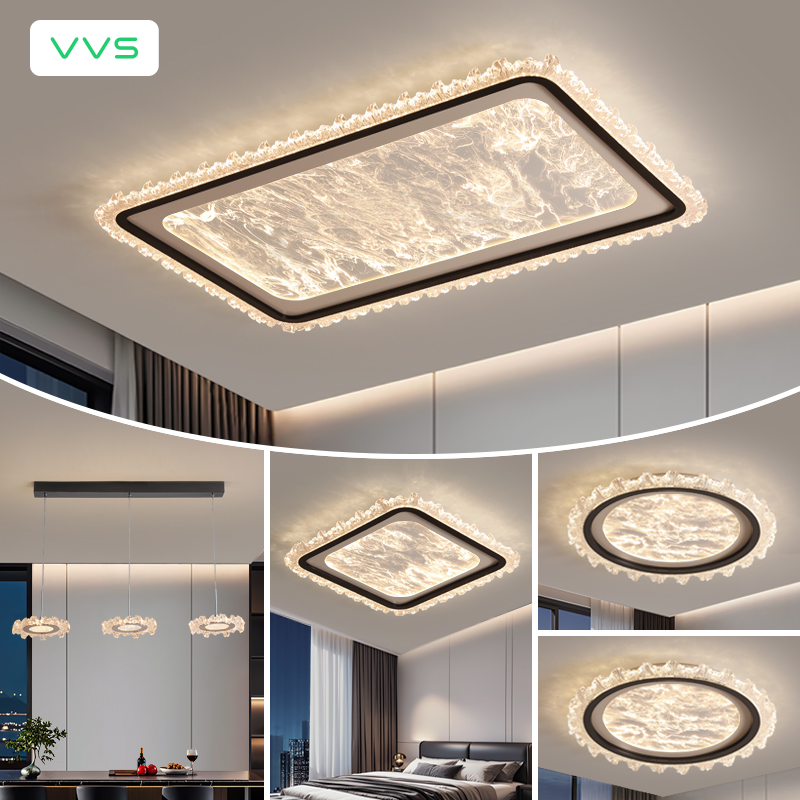 VVS现代简约客厅灯大气吸顶灯