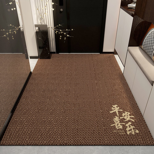 纯色进门地垫入户门垫高端家用地毯客厅玄关脚垫可裁剪大门口垫子