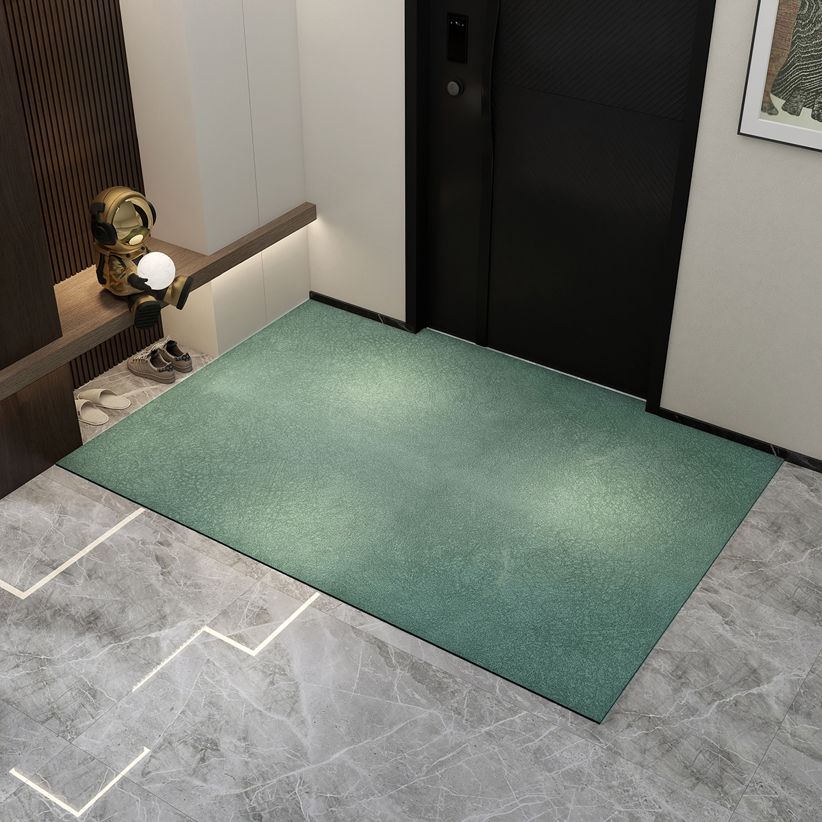 PVC现代简约家用地垫入户门垫