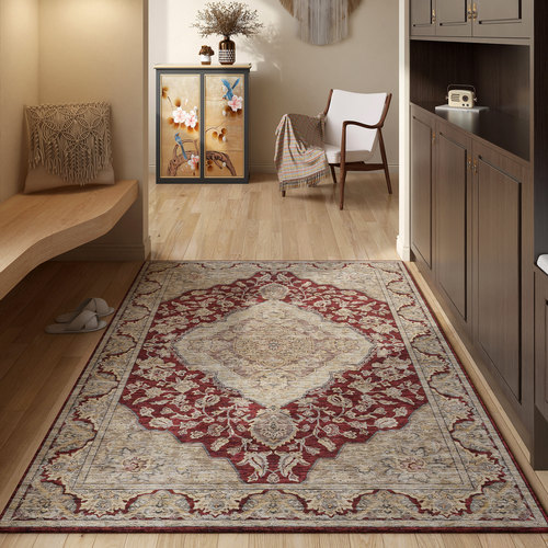 高级感入户门地垫防滑大门口垫子可裁剪欧式家用地毯定制玄关脚垫