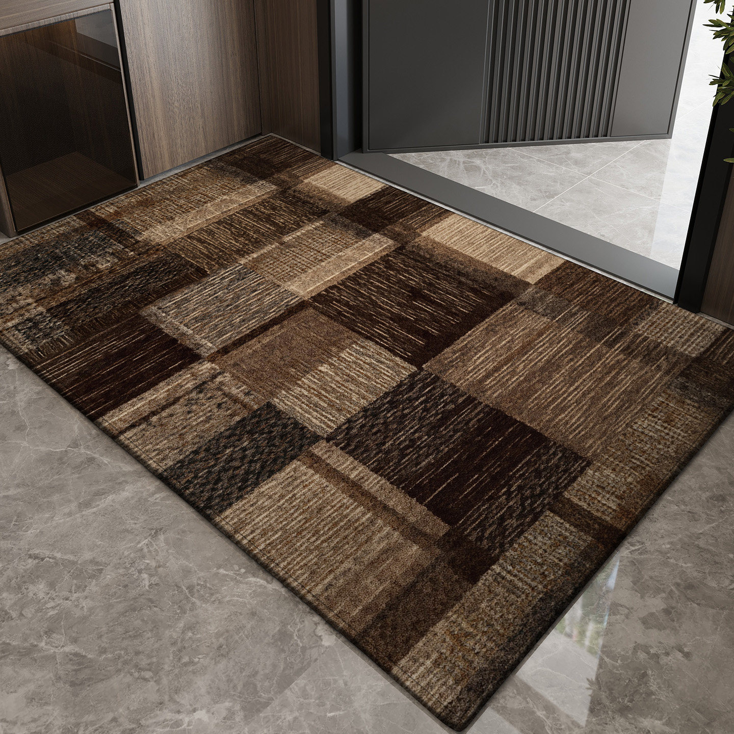 入户门地垫轻奢风室内进门耐脏免洗脚垫可定制进门口加厚防滑垫子,居家布艺,入户地垫,淘宝优惠券,粉丝福利购,淘宝优惠卷