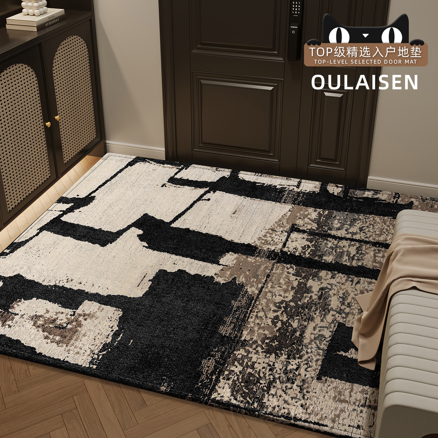 入户门垫法式中古玄关耐脏防滑垫