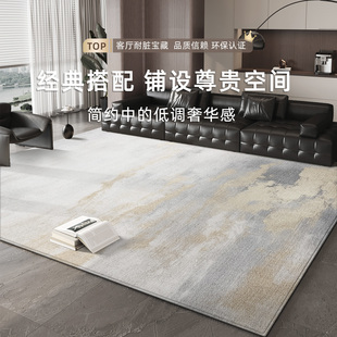 2026新款客厅地毯沙发茶几大面积满铺耐脏免洗地垫高级感防滑垫子