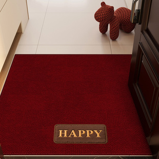 红色新年入户门地垫玄关室内门外乔迁加厚免洗地毯进门口防滑脚垫