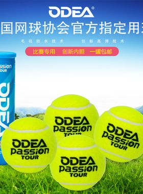 Odea欧帝尔网球Passion专业比赛用球成年训练高弹耐磨耐打气压足