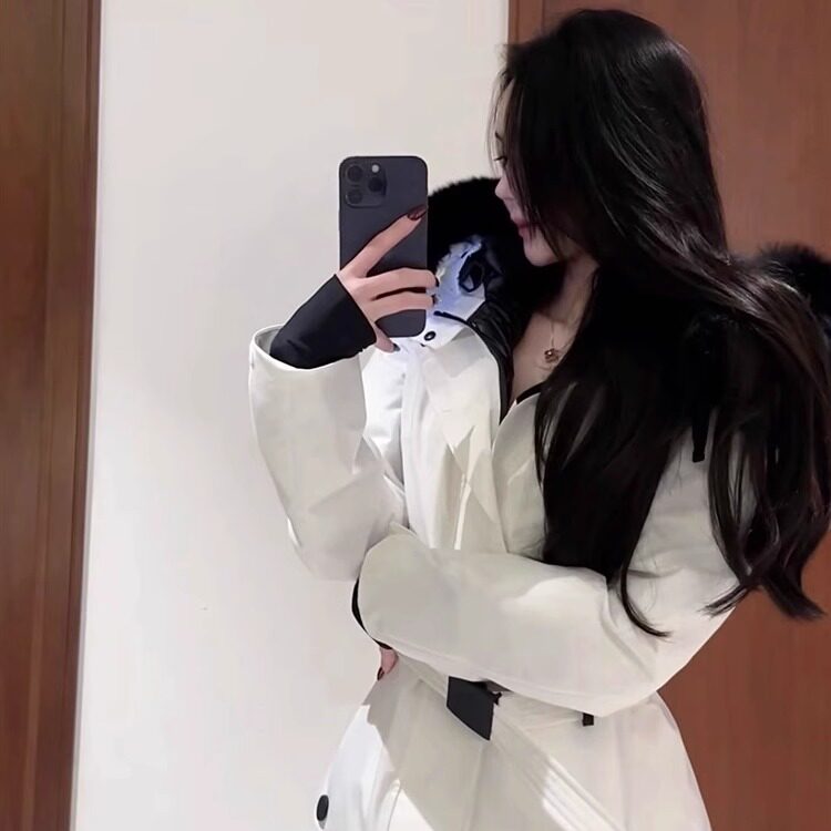 white down jacket with fur col - Taobao product photo 5