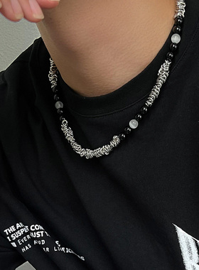 奇志爷爷ins钛钢男女项链