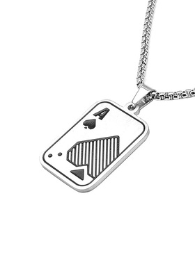 奇志爷爷钛钢钛钢情侣胸针