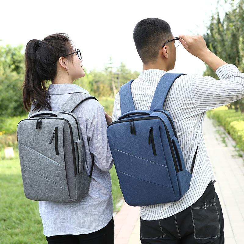 【精品】防水背包男女士小型双肩包休闲简约韩版商务电脑包大学生