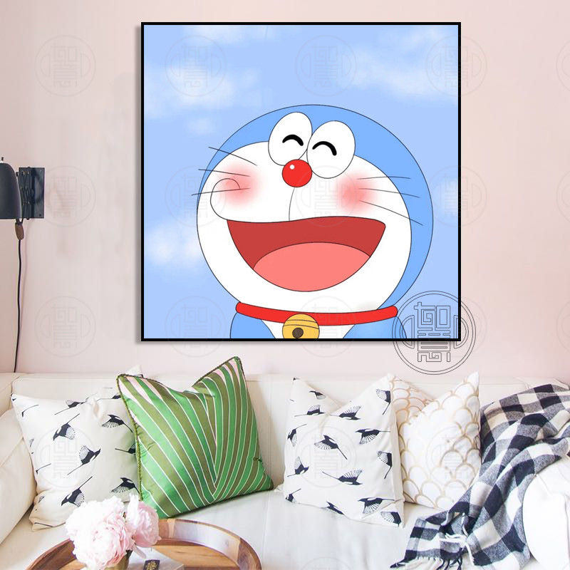 儿童钻石画满钻哆啦A梦