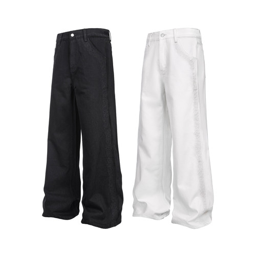 Casoulty Embroidered Jeans/雕花牛仔裤 Baggy版型 垂感老钱风