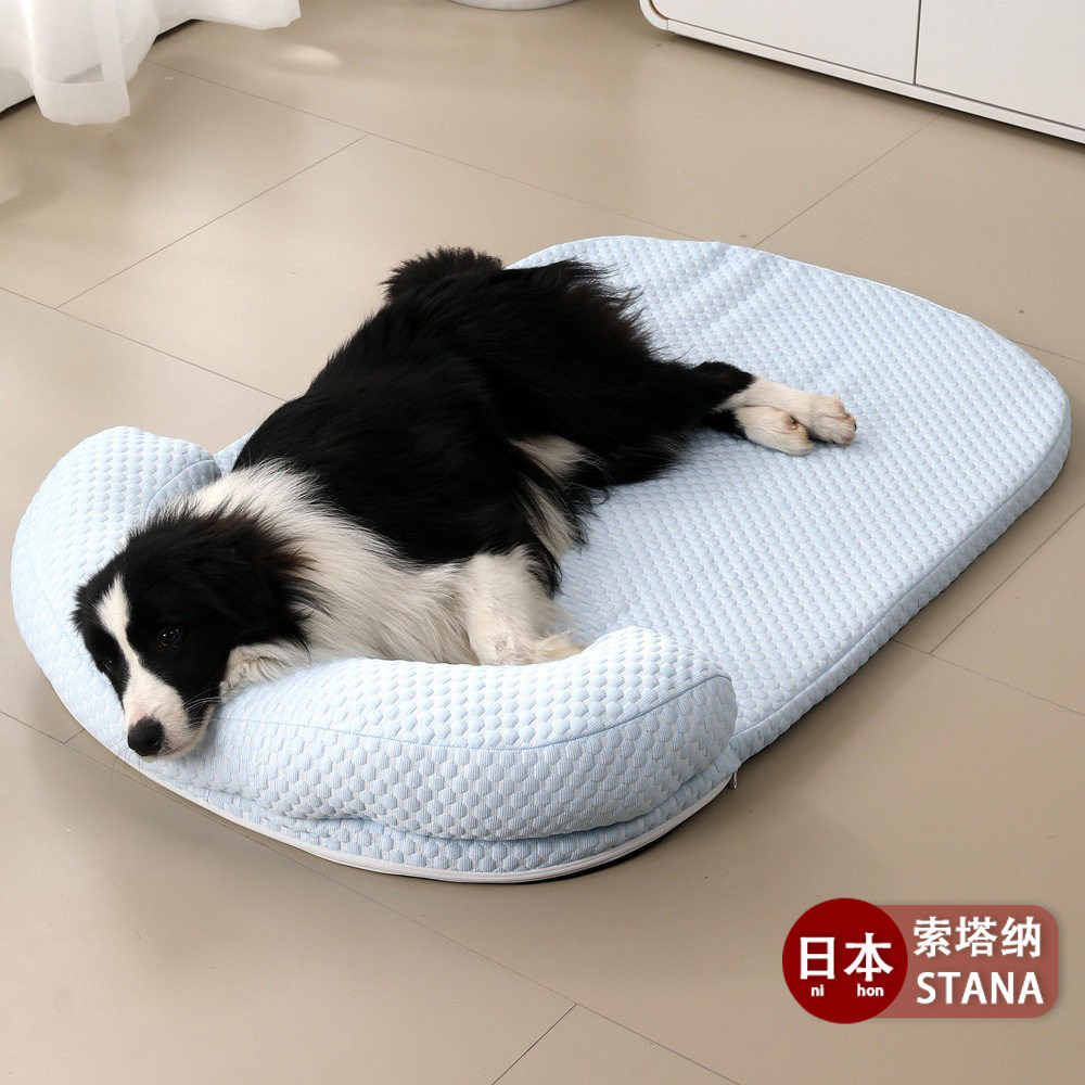 日本夏季宠物凉垫狗窝夏天冰豆豆透气凉爽宠物垫子猫窝垫狗床猫床