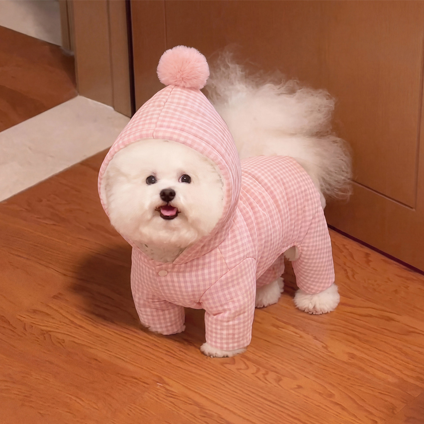 狗狗衣服秋冬装小型犬比熊雪纳瑞泰迪小狗四脚衣宠物服装2026新款