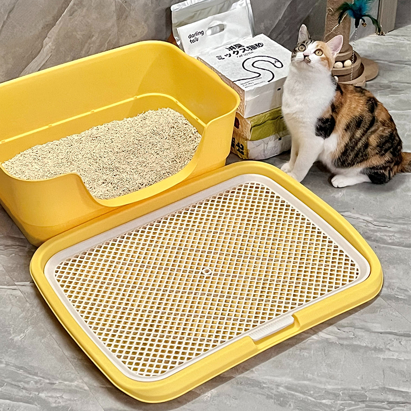 猫砂盆猫砂垫超大号双层过滤垫子