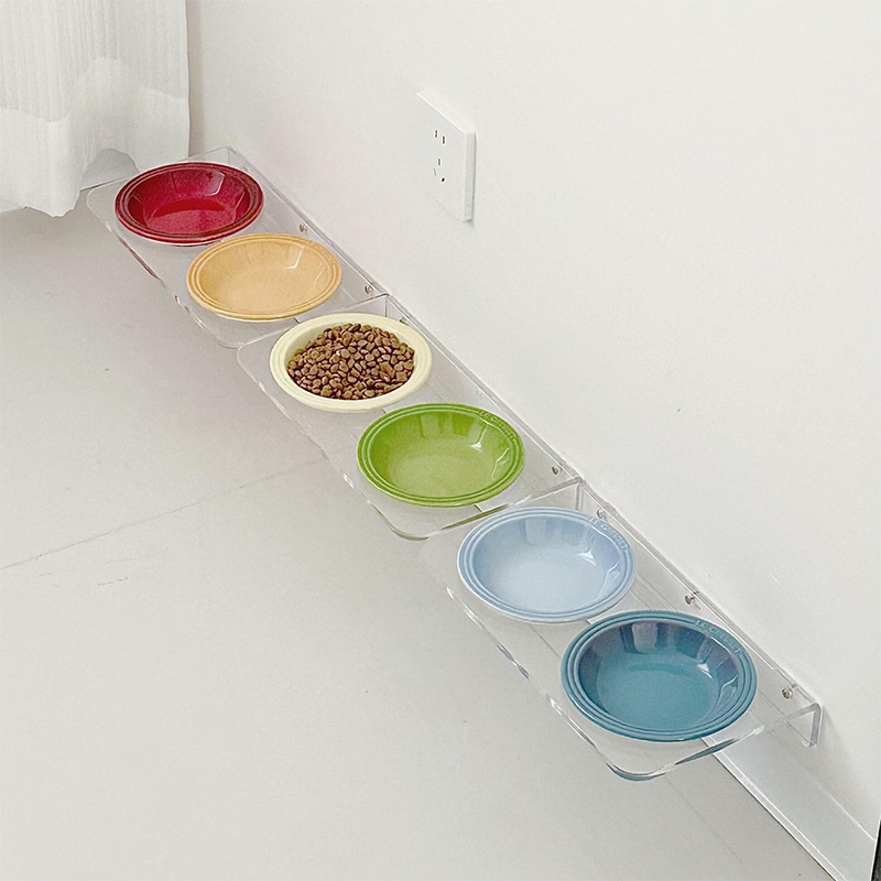 【悬浮猫碗】猫食盆保护颈椎狗碗