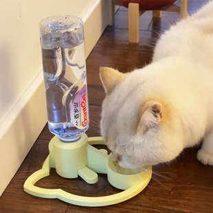 猫咪饮水器不插电自动循环矿泉水瓶饮水机便携狗狗喝水流动喂水碗