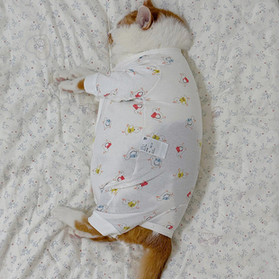 猫咪绝育服母猫公猫手术服宠物衣服薄款透气戒奶断奶服防舔生理裤