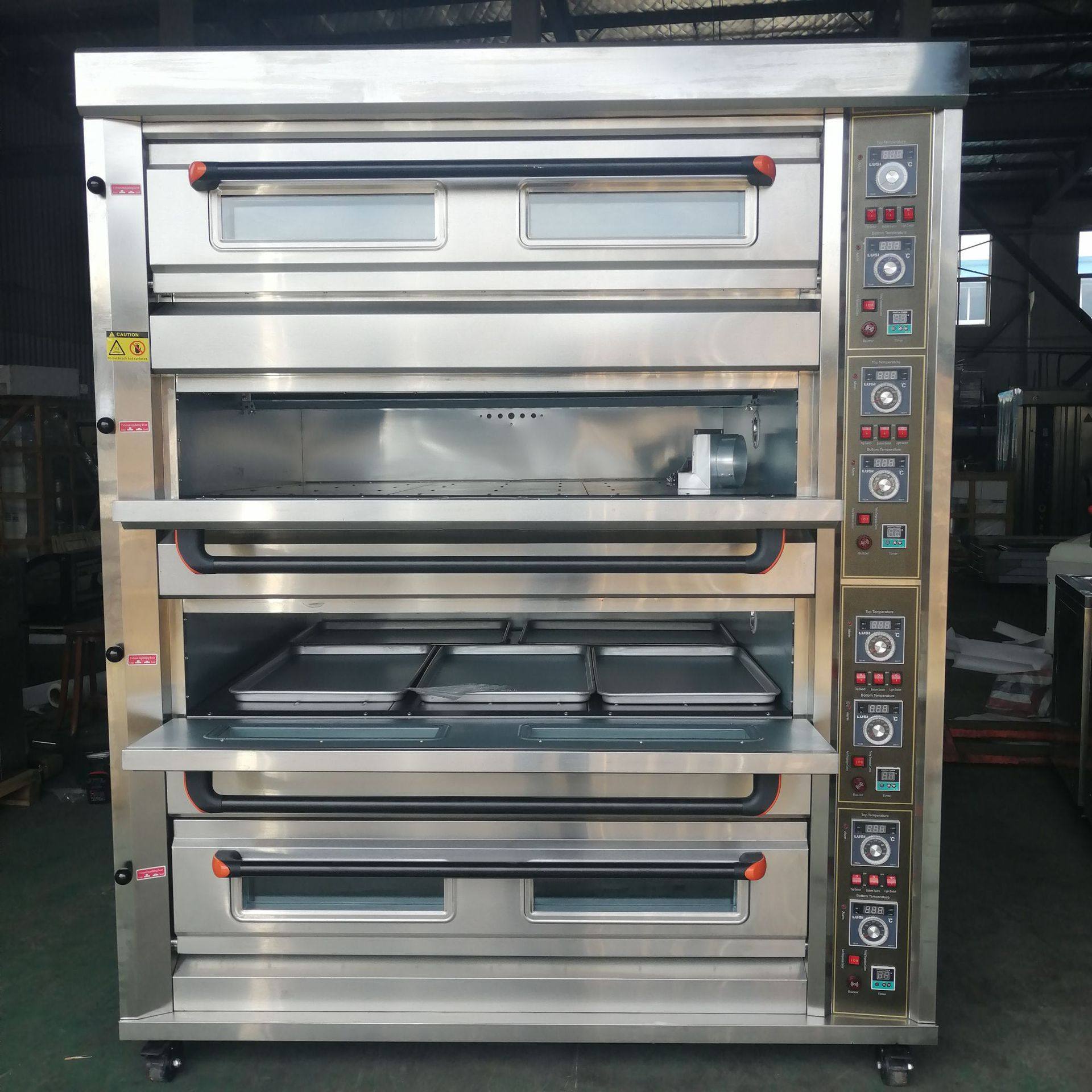 四层烘炉 四层二十盘烤箱 4层20盘电烤箱 大型食品厂月饼面包烤炉