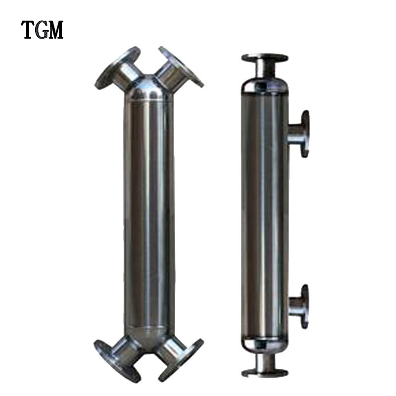 双管板食品饮料换热器 钛热交换器冷凝器 物料加热冷却连消系统