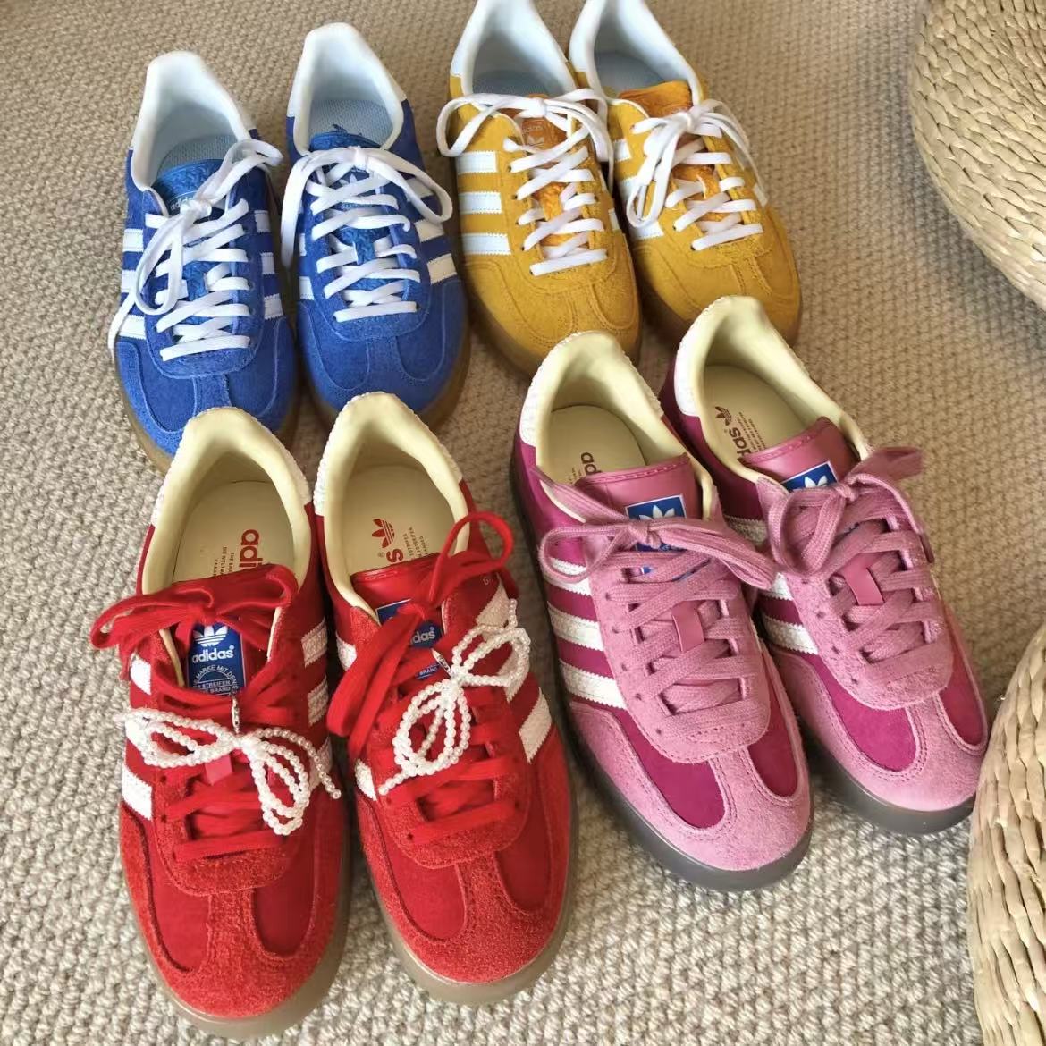 阿迪达斯三叶草Gazelle复古板鞋图片
