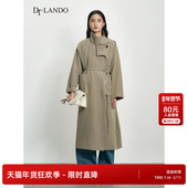 通勤高领长款 DTLANDO 风衣外套 女装 时尚 商场同款 25秋新品
