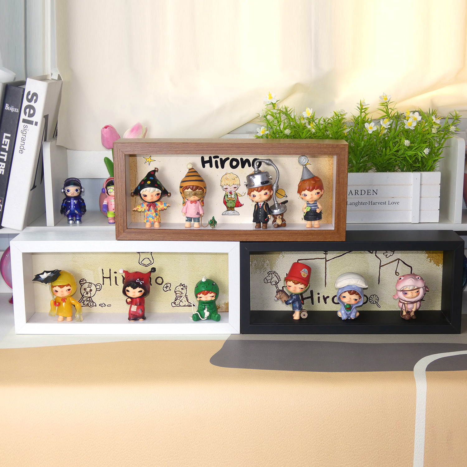 泡泡玛特小野盲盒展示框